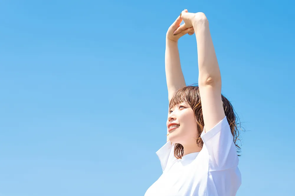 健康な女性のイメージ画像
